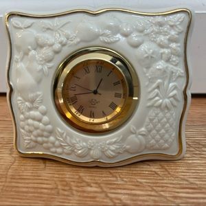 Lenox Fruits of Life Petite Clock 2000